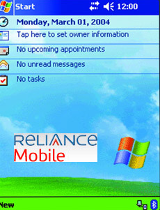 Reliance India Mobile running on Pocket PC